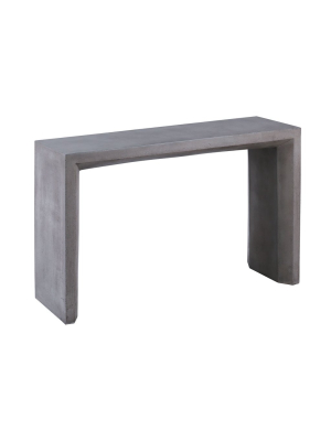 Chamfer Console Table