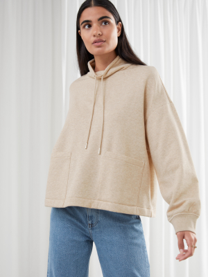 Boxy Drawstring Pullover