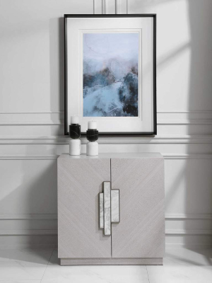 Viela Gray 2 Door Cabinet