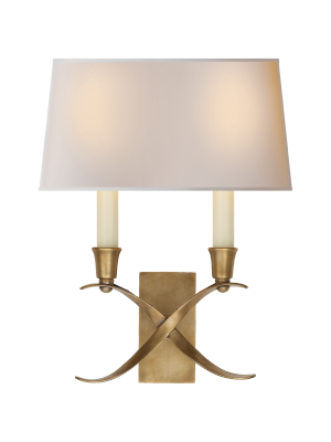 Cross Bouillotte Small Sconce In Various Colors