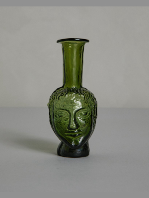 Vase Tete In Olive