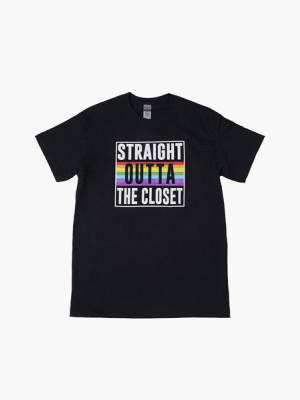 Plus Size Straight Outta The Closet Graphic Tee