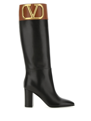 Valentino Supervee Block Heel Boots