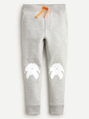 Kids' Slim-fit Jogger Pant With Glow-in-the-dark Yeti Knees