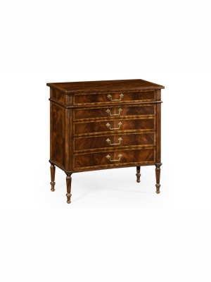 Mahogany Concave Chest Of Drawers