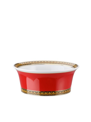 Versace Medusa Cereal Bowl, Red