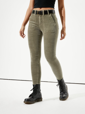 Ae High-waisted Corduroy Jegging