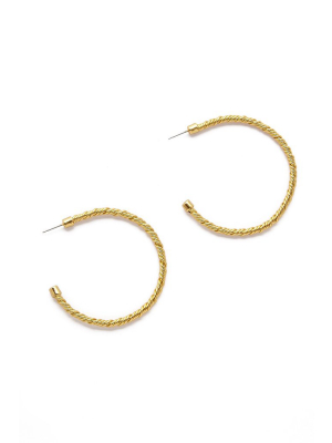 Aspen Hoop Earrings - Gold