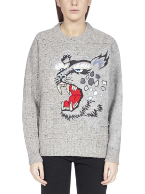 Kenzo X Kansai Yamamoto Cheetah Knitted Jumper