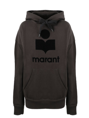 Isabel Marant Étoile Logo Flocked Hoodie