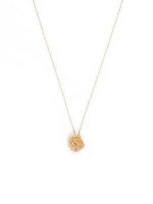 Love Knot Necklace - Gold