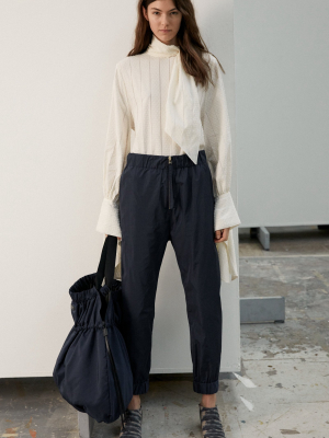 Capirona Ladder Cotton Stripe Top