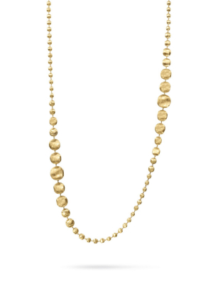 Marco Bicego® Africa Collection 18k Yellow Gold Graduated Large Gauge Long Necklace