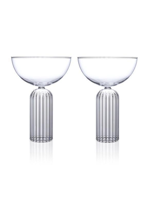 Fferrone May Champagne Coupe - Set Of 2