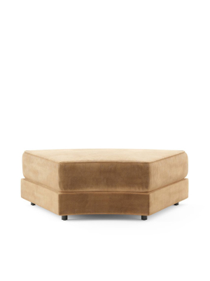 Maura Modular Concave Wedge Ottoman