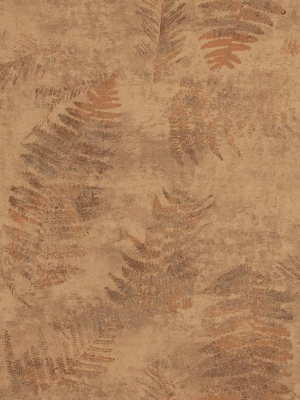 Modern Nature Wallpaper In Brown And Beige From The Loft Collection By Burke Decor