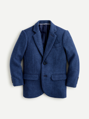 Boys' Ludlow Jacket In Wool Herringbone