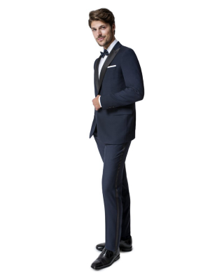 Preston Classic Fit Midnight Peak Lapel Tuxedo