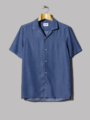 Nn07 Miyagi Shirt (dark Indigo)