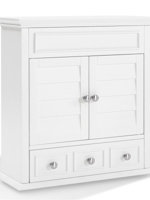 Wood Medicine Cabinet In White-pemberly Row