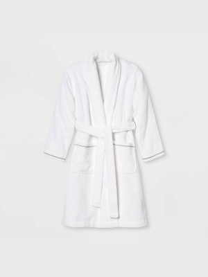 Spa Bath Robe White - Threshold Signature™