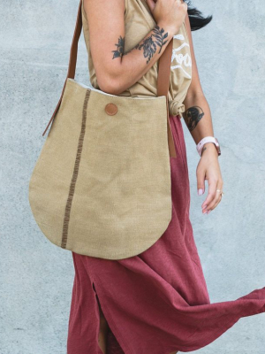 Archer Jute Tote Bag