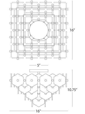 Vienna Semi-flush Mount In Various Finishes