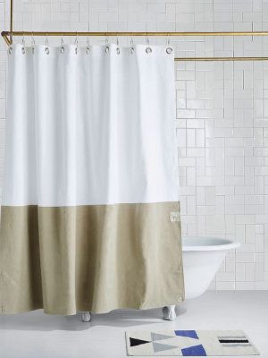 Quiet Town Orient Shower Curtain - Desert