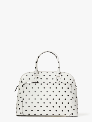 Louise Cabana Dot Medium Dome Satchel