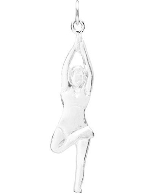 Tree Pose Yoga Charm