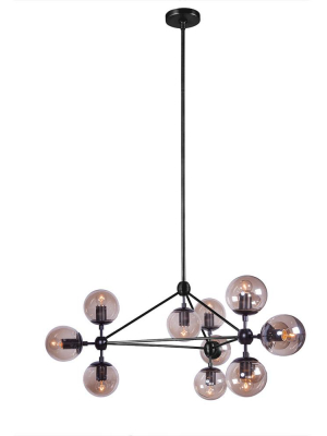 Modern Moda Chandelier 10 Globe