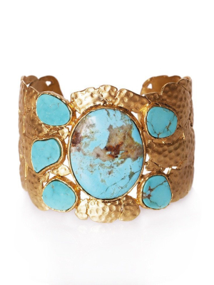 Confetti Cuff - Turquoise