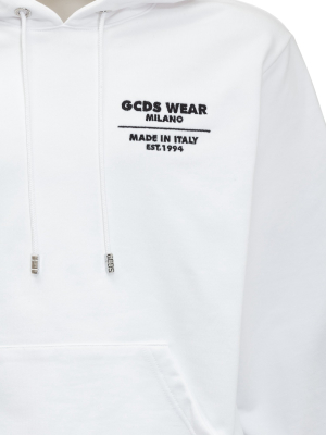 Gcds Logo Print Hoodie