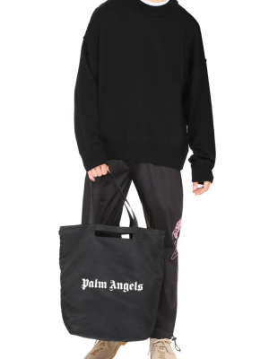 Palm Angels Logo Knitted Sweater