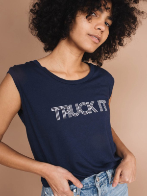 Truck It Muscle Tee For Women