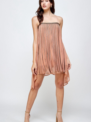 Kaii Metal Fringed Mini Dress