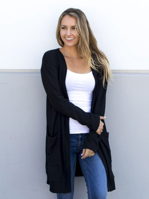 Comfy Cardigan - Black