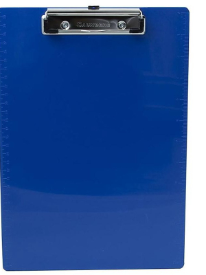 Saunders Plastic Clipboards, Letter Size, Red/bl Sau22601