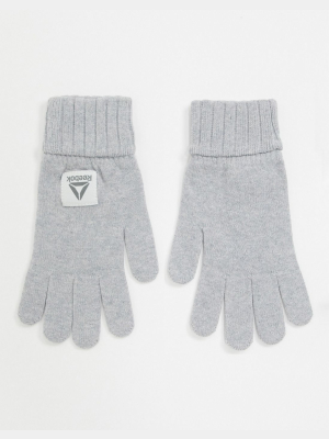 Reebok Winter Gloves In Gray