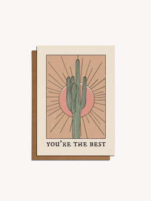 You're The Best Card