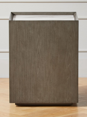 Hideaway Side Table With Storage