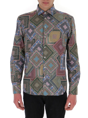 Etro Patch Printed Shirt