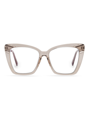 Becky Iv - Vintage Crystal + Blue Light Technology Glasses