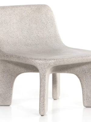 Taron Outdoor Chair, Mixed Grey