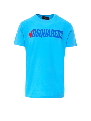 Dsquared2 Logo Print Crewneck T-shirt