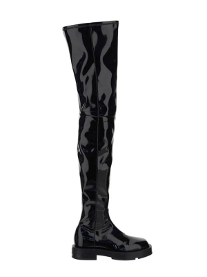 Givenchy 4g Plaque Thigh-high Boots