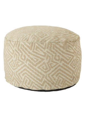 Jaipur Living Fika Fenne Outdoor Pouf