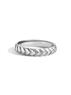 Ian Ring - Chevron Men's Wedding Band