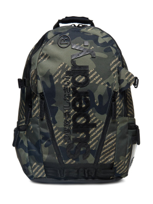 Camo Logo Tarp Backpack
