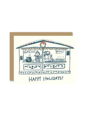 Christmas Market Card